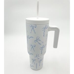 HYDRAPEAK Voyager 40oz Blue Bow Stainless Steel Tumbler NEW